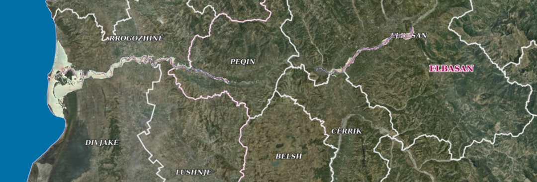 Graphic overview for Flood Risk Map, Shkumbin Basin