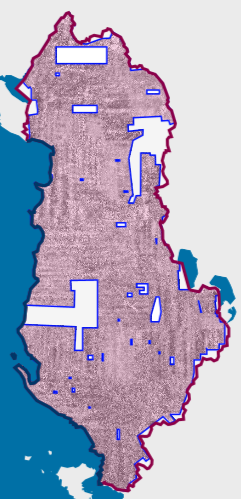 Graphic overview for Orthoimagery Coverage (Year 1976-1986) 1:25 000