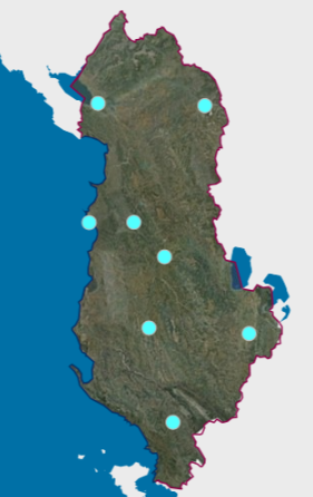 Graphic overview for Air Quality Monitoring 2020