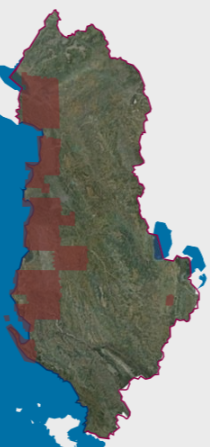 Graphic overview for Orthoimagery Overlay 1957