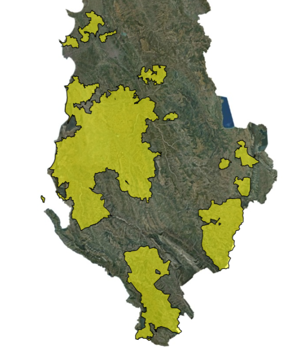Graphic overview for Land use (Coverage area)