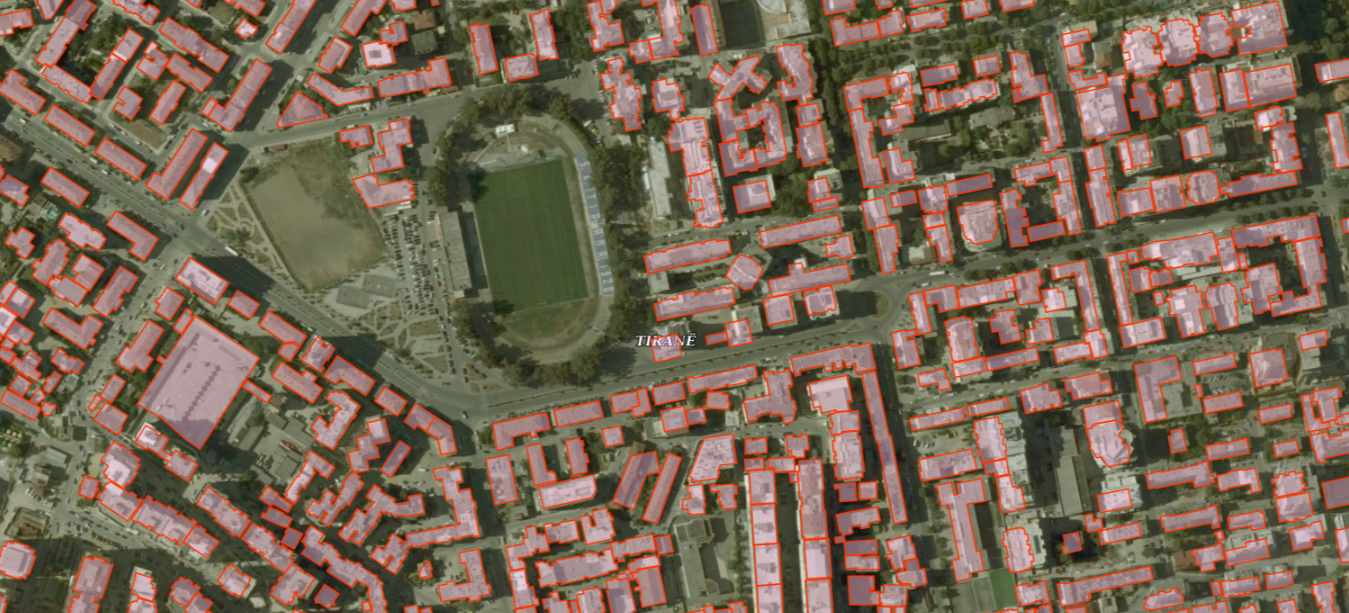 Graphic overview for Statistical Units (2023), Census Building (INSTAT)