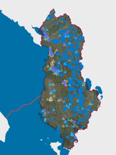 Graphic overview for Permits issued by KKTU and KBLs for the use of water resources.