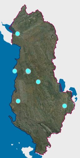Graphic overview for Environmental monitoring infrastructure, Air monitoring network 2023