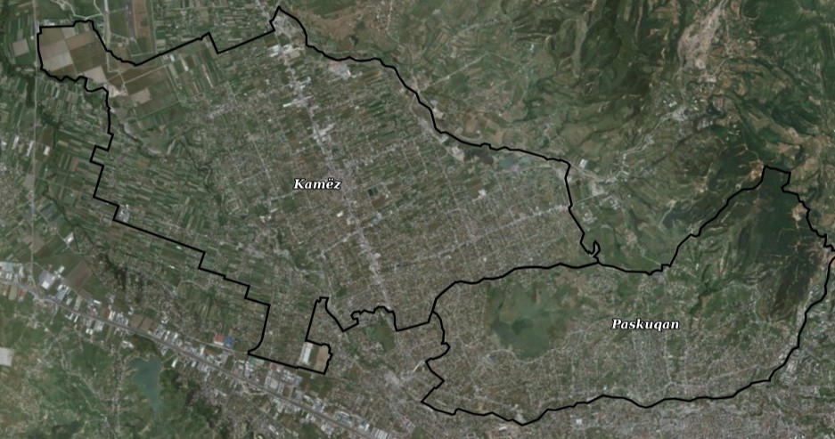 Graphic overview for Order 4 (Administrative unit boundary), Kamëz Municipality