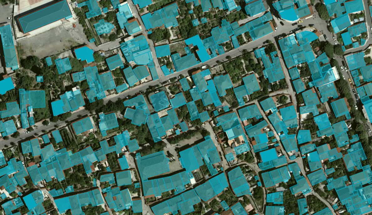 Graphic overview for Cadastral Buildings (ALBSCAD)