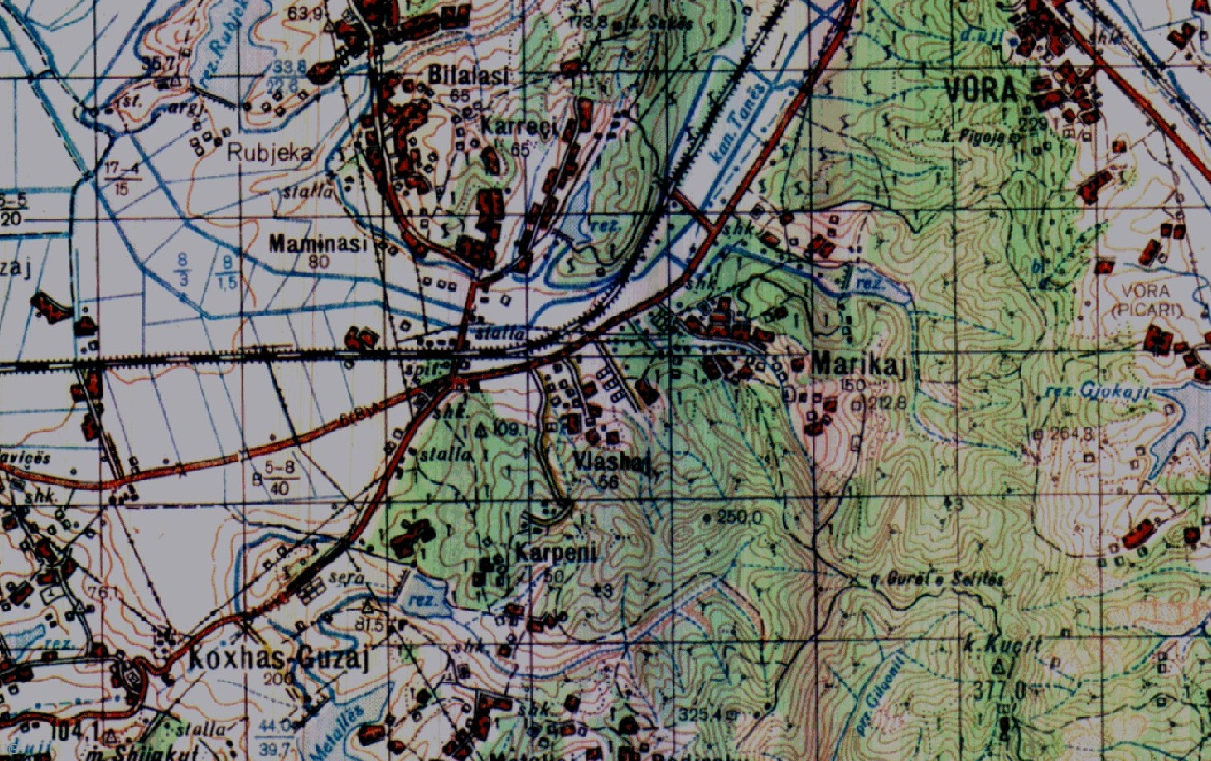 Graphic overview for Base Map, Topographic Map 1:50 000