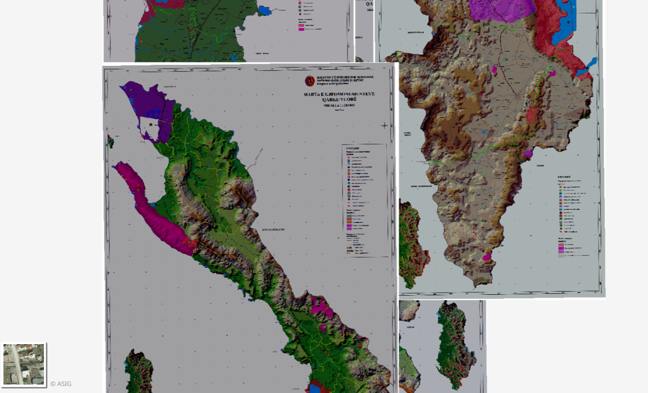 Graphic overview for Geomonuments, Thematic Maps