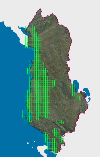 Graphic overview for Map Nomenclature 1:10000