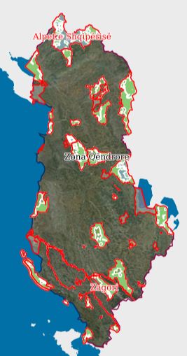 Graphic overview for Protected natural areas