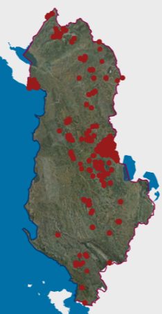 Graphic overview for Distribution of Flora Species