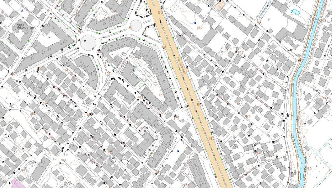 Graphic overview for Base Map Image, Topographic Map 1:2000
