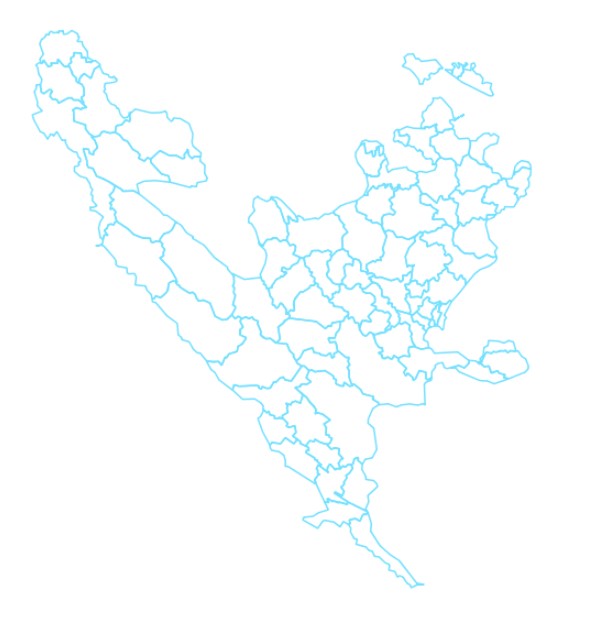 Graphic overview for Administrative units