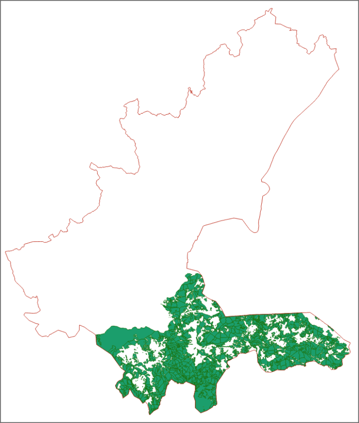 Graphic overview for Forest management area "Trnovsko"