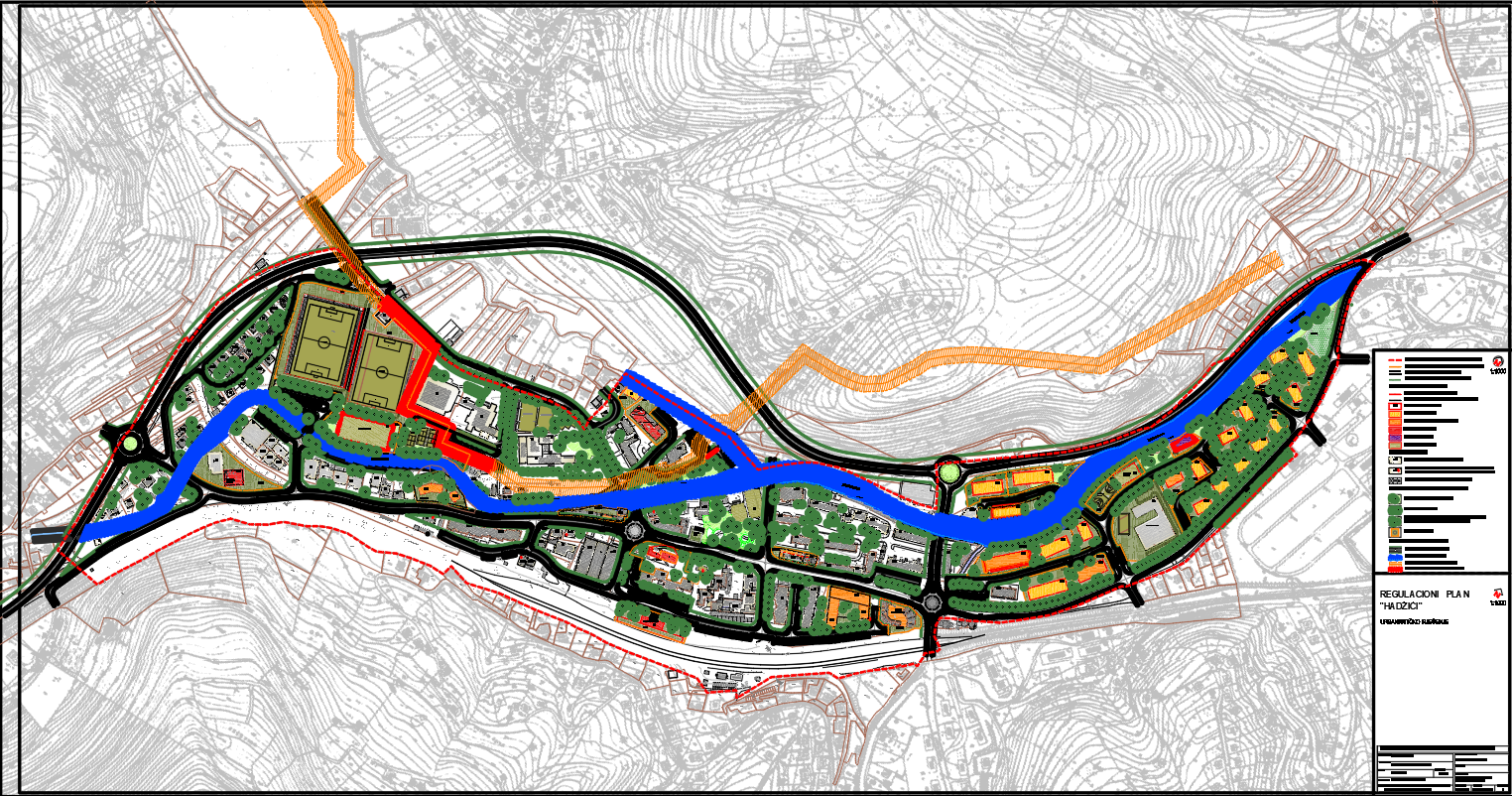 Graphic overview for Regulatory plan "Hadžići"