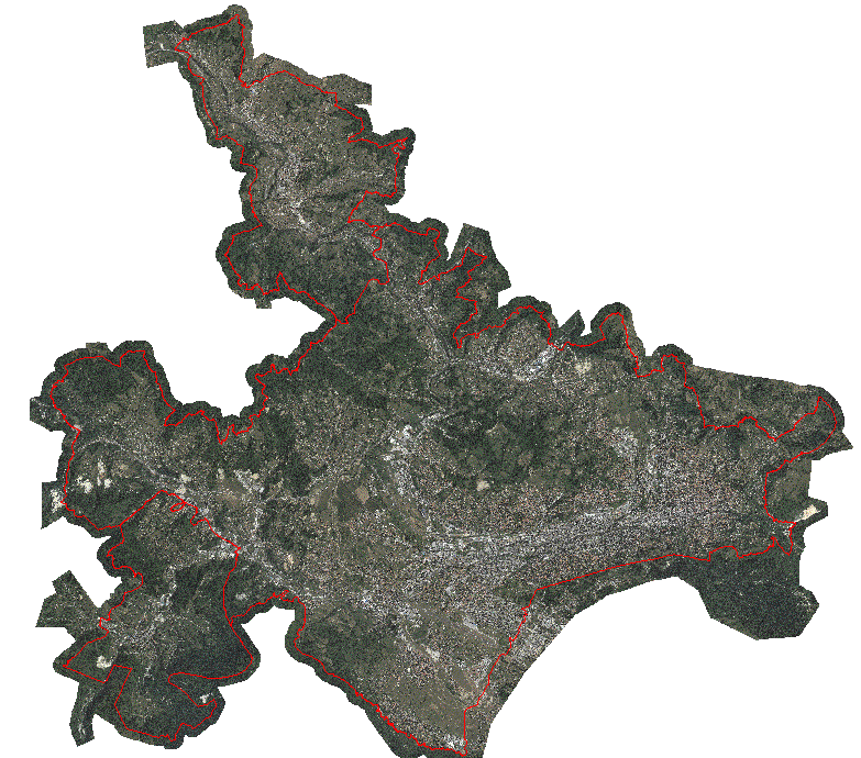Graphic overview for Orthophoto map of the urban area of the Sarajevo Canton