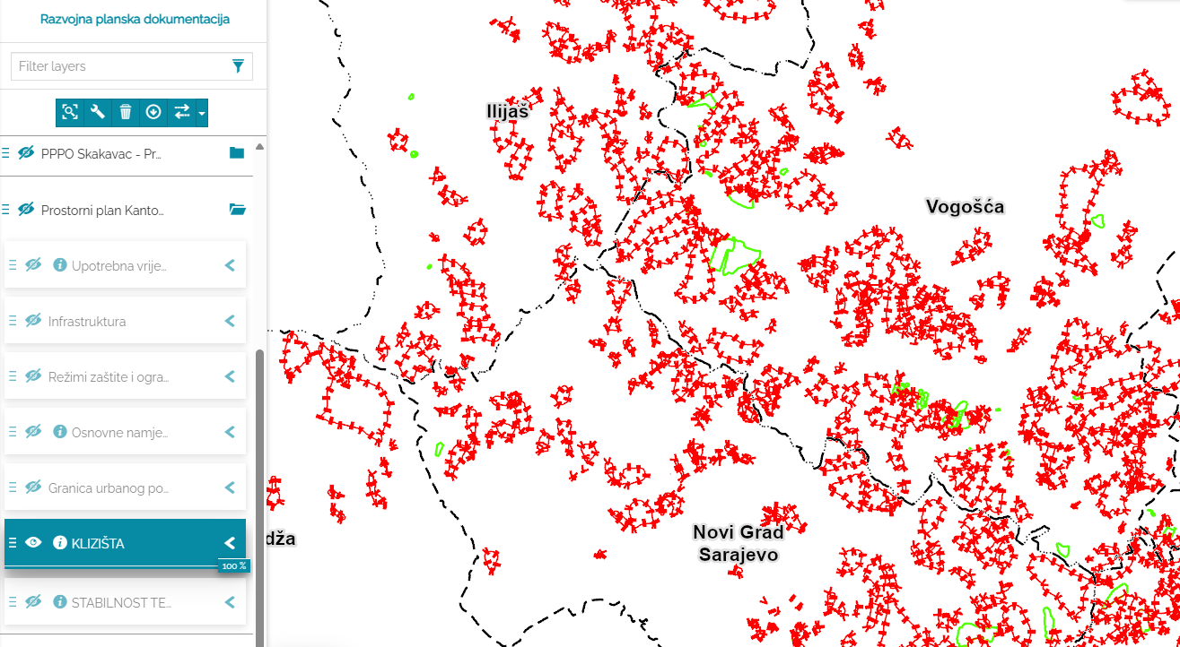 Graphic overview for Sarajevo Canton Landslide Database
