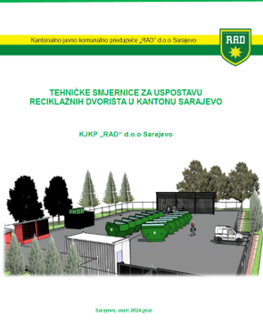 Graphic overview for Technical guidelines for the establishment of recycling yards in Sarajevo Canton
