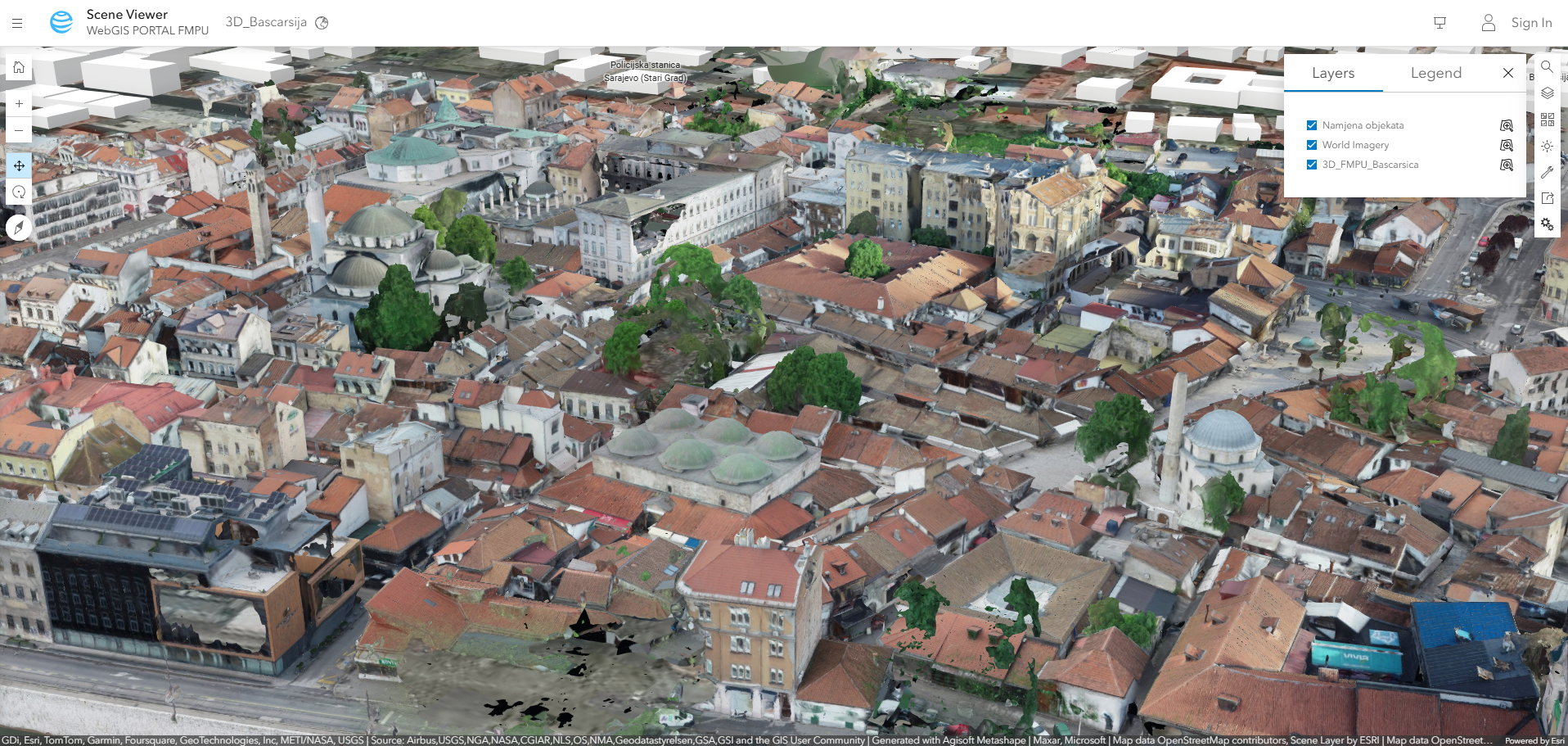 Graphic overview for A snapshot of the current state of Baščaršija