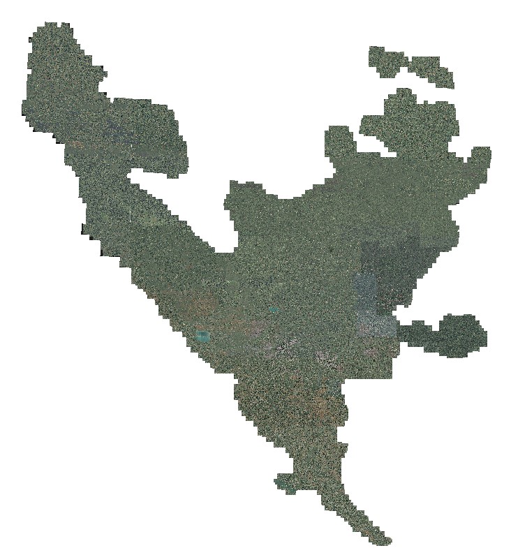Graphic overview for Orthophoto 2008
