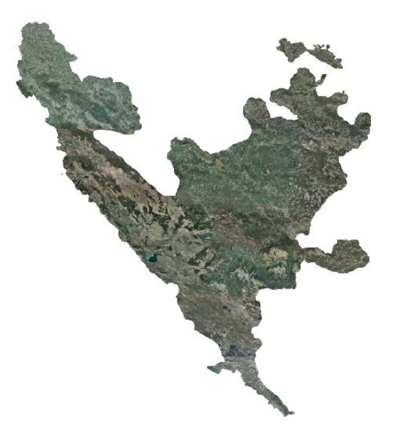 Graphic overview for Orthophoto 2012