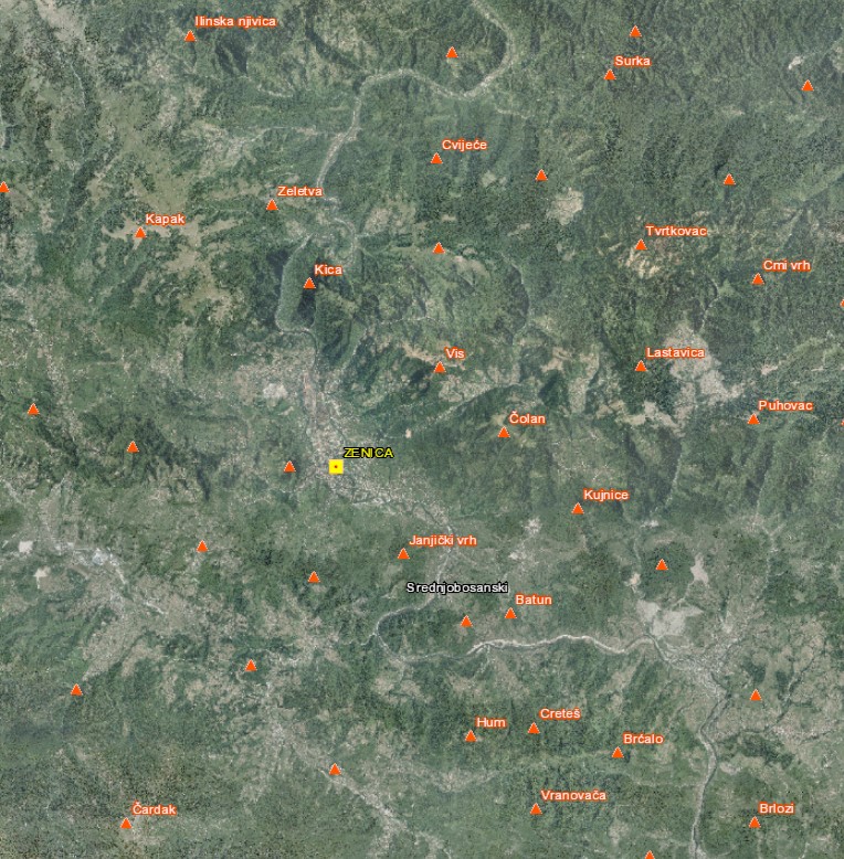 Graphic overview for Geographical names
