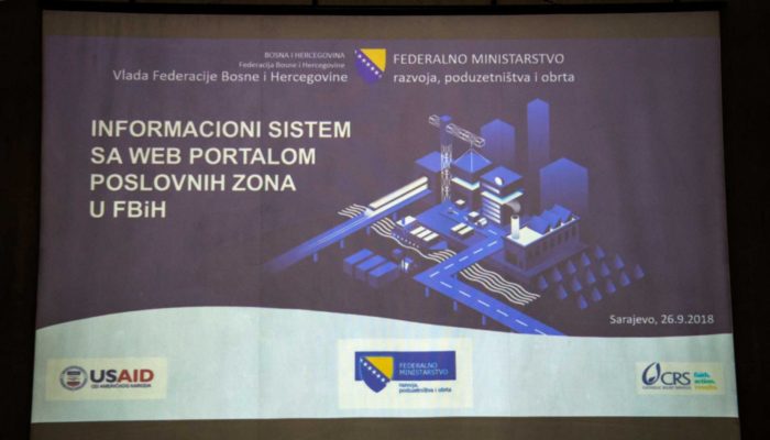 Graphic overview for Entrepreneurial zones in the Federation of Bosnia and Herzegovina