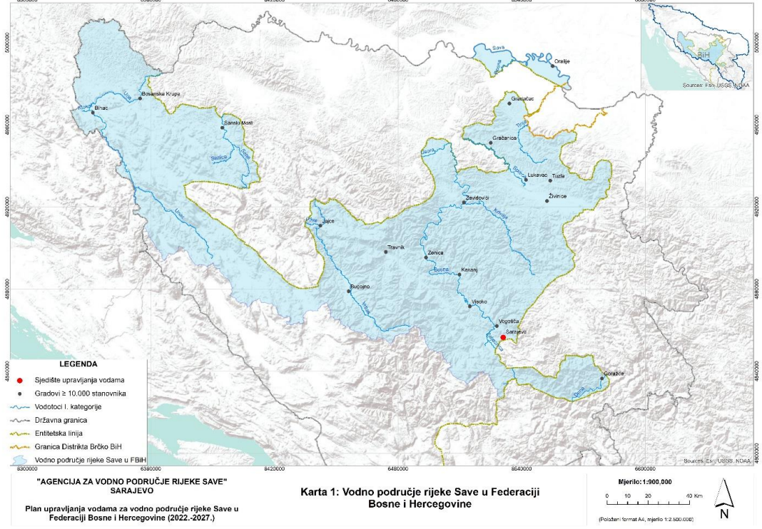 Graphic overview for Sava River Water Area