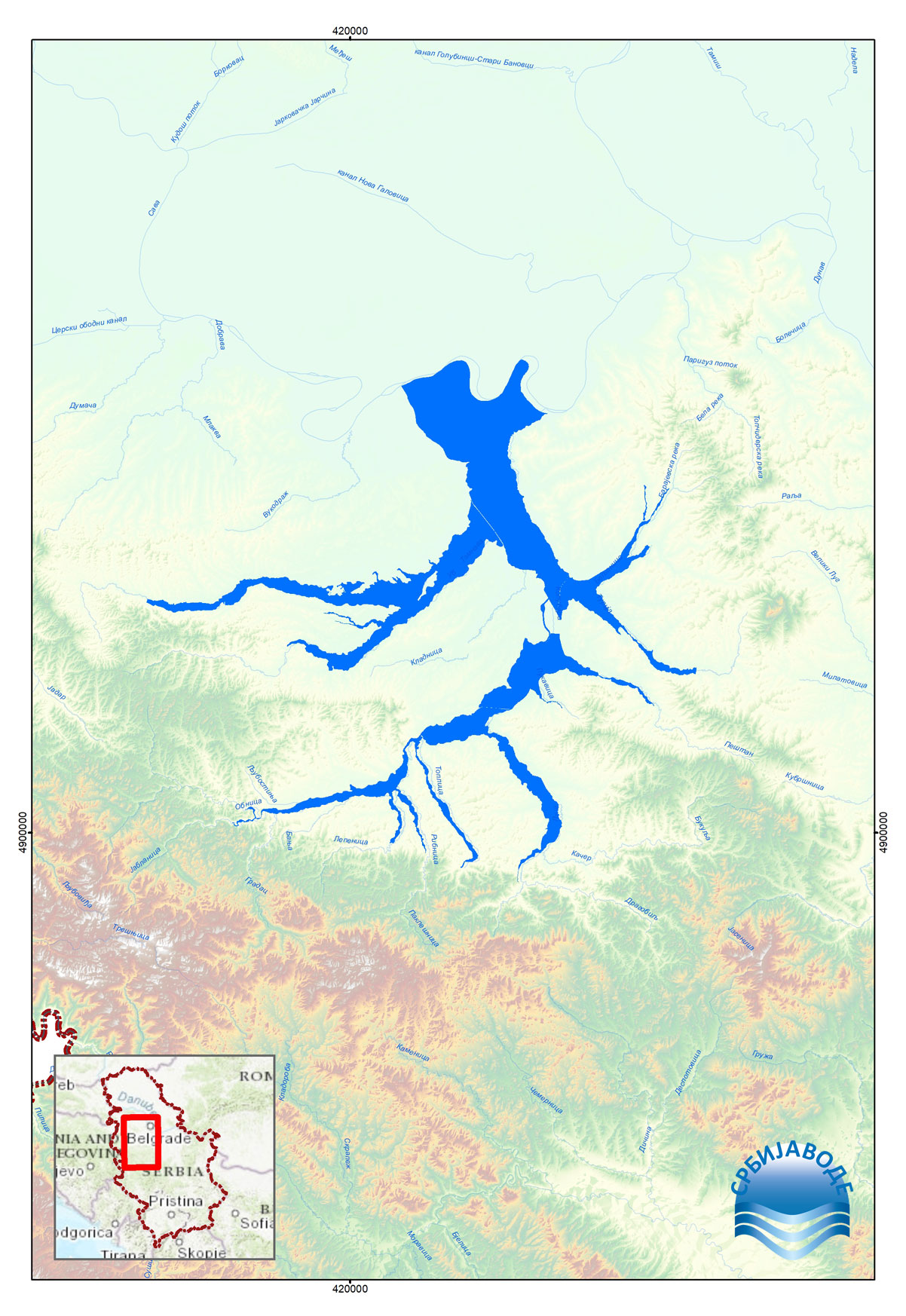 Graphic overview for Study of improving water protection in the Kolubara river basin created - Q1000