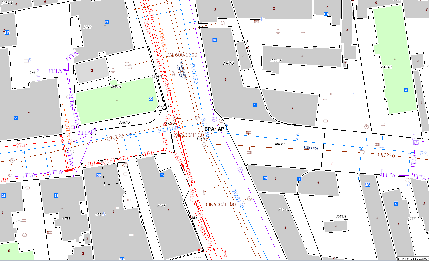 Graphic overview for Utility Cadastre