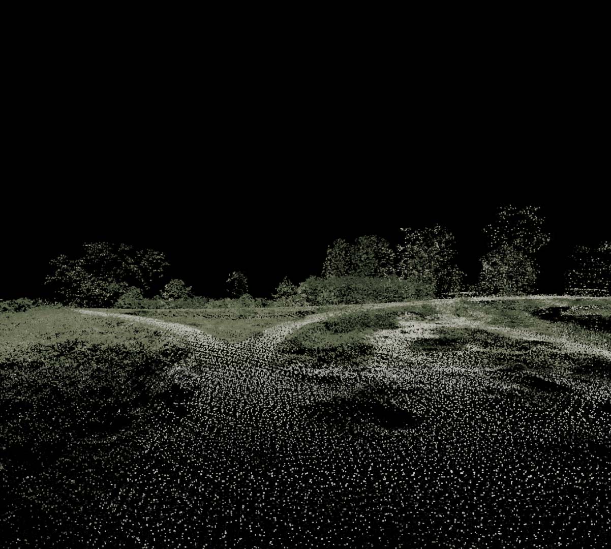 Graphic overview for Digital terrain model of 1 m grid for flood area of Tisa river